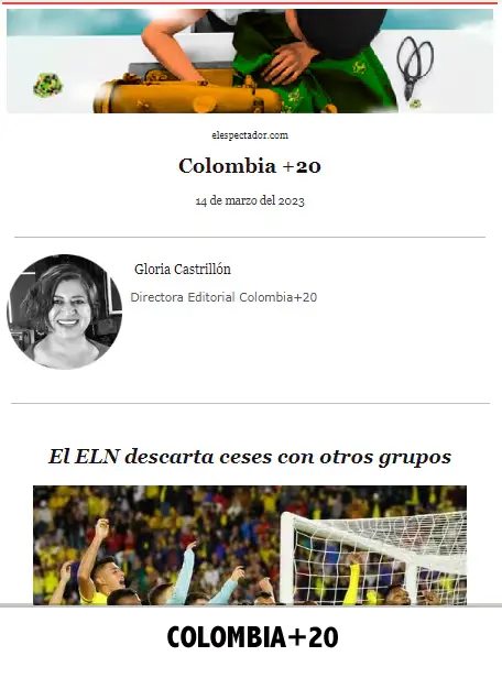 Newsletter Colombia+20