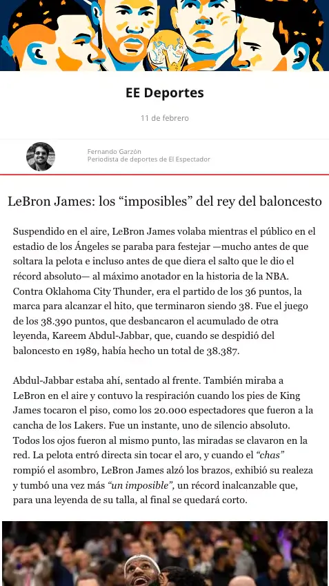 Newsletter EE deportes