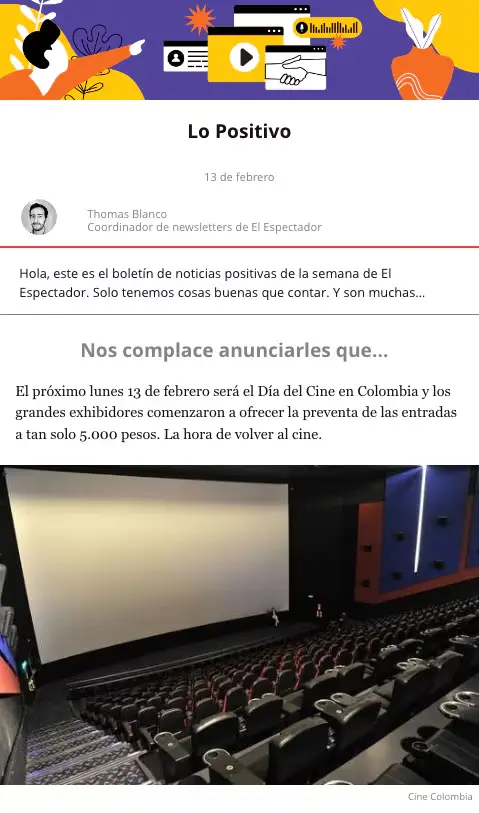 Newsletter Lo positivo