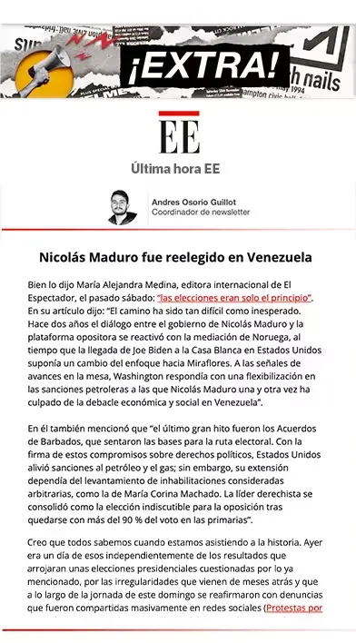 Newsletter última hora EE