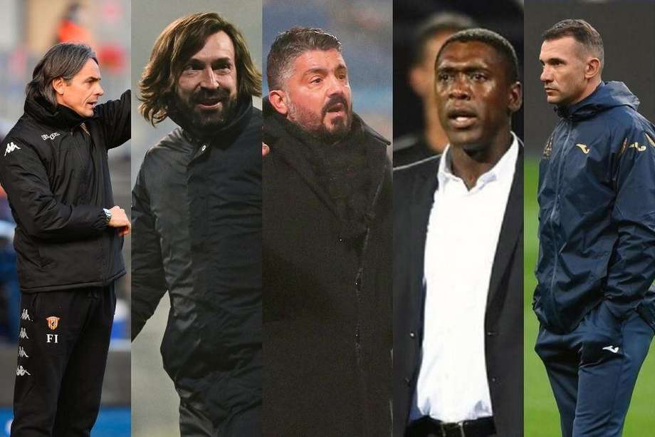 Filipo Inzaghi, Andrea Pirlo, Gennaro Gatusso, Clarence Seedorf y Andriy Shevchenko son algunos de los entrenadores que surgieron del Milan de Ancelotti.