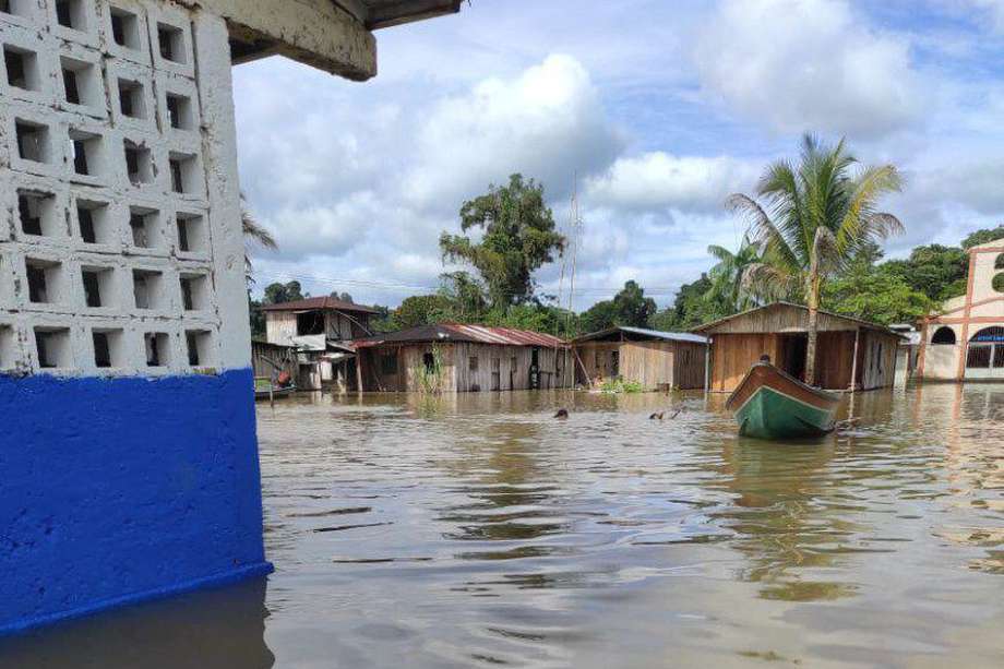 Según el último reporte del 30 de septiembre, las fuertes lluvias han causado la perdida de cultivos, animales y enseres en comunidades aledañas al río Saija. Foto Cococauca.