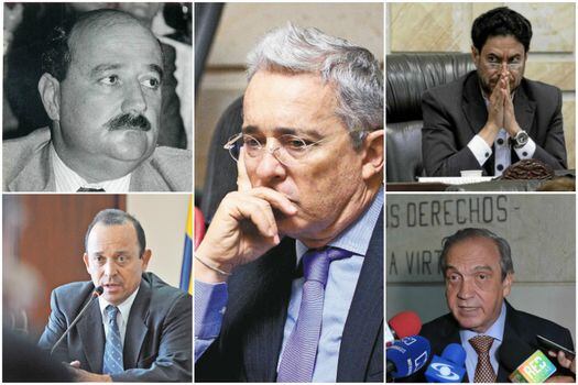 Los personajes claves del proceso contra el senador Álvaro Uribe Vélez