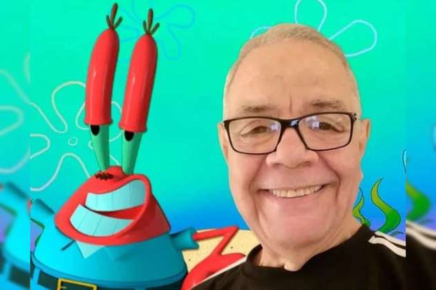 Murió Luis Pérez Pons, la voz de “Don cangrejo” en la serie animada “Bob Esponja”