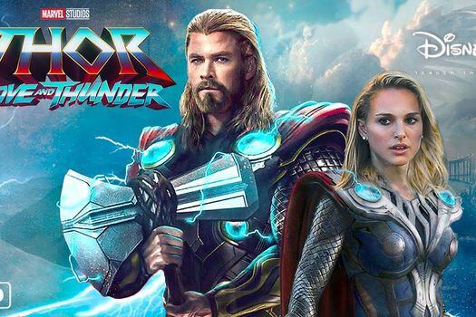 Una de las imágenes promocionales de "Thor: Love and Thunder".