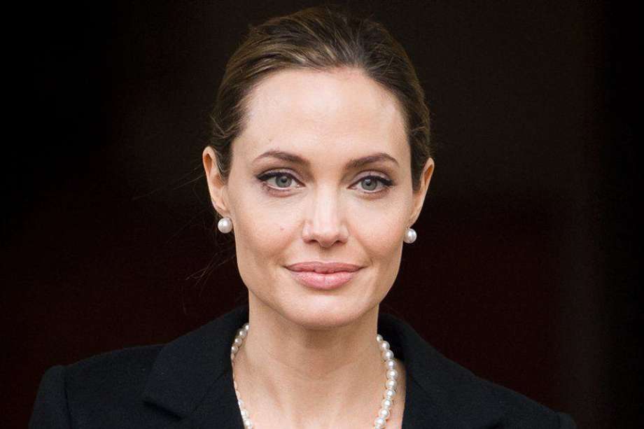 Angelina Jolie en Londres. / AFP