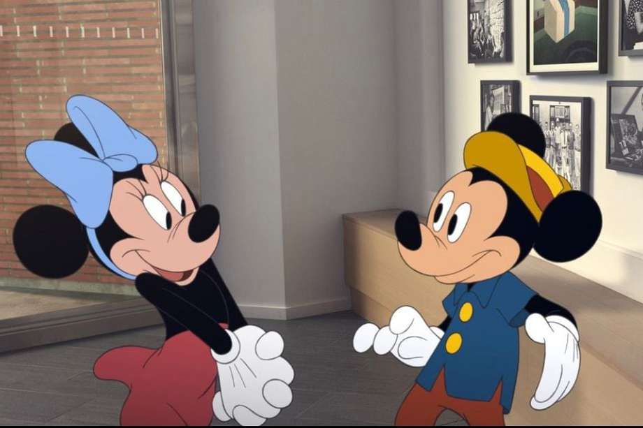 El cortometraje "Había una vez un estudio", reúne a más de 500 personajes de 85 producciones de Disney, que encabezan Mickey y Minnie Mouse.