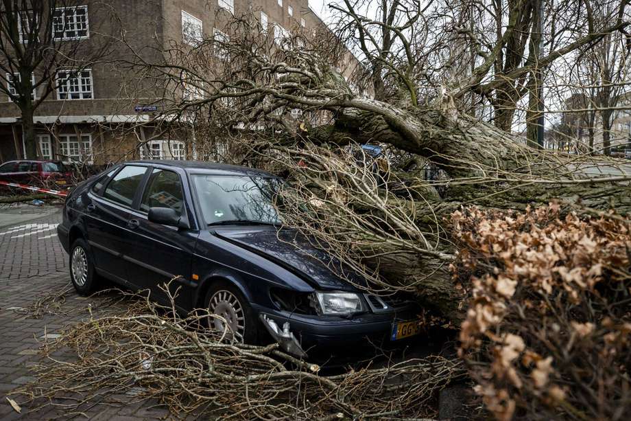 Varios hogares del Reino Unido e Irlanda se encuentran sin electricidad por la tormenta Eunice.