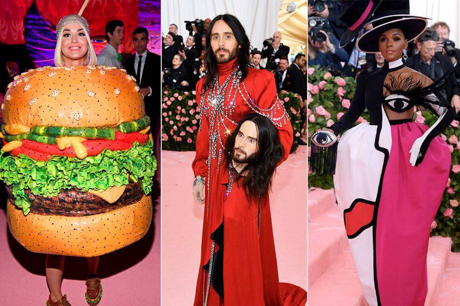 Vestidos de decapitados, de pizza y hamburguesa: estos son los outfits más extravagantes de la MET Gala
