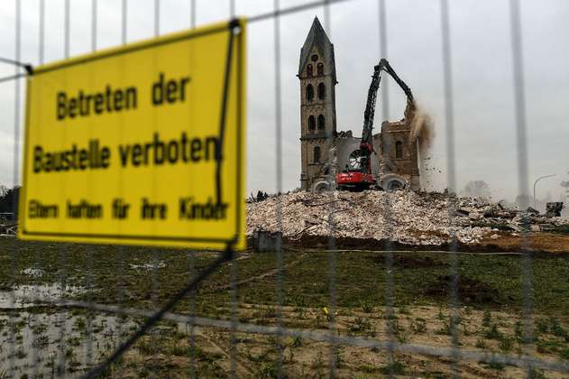 Polémica en Alemania por derribo de una iglesia para ampliar mina de carbón