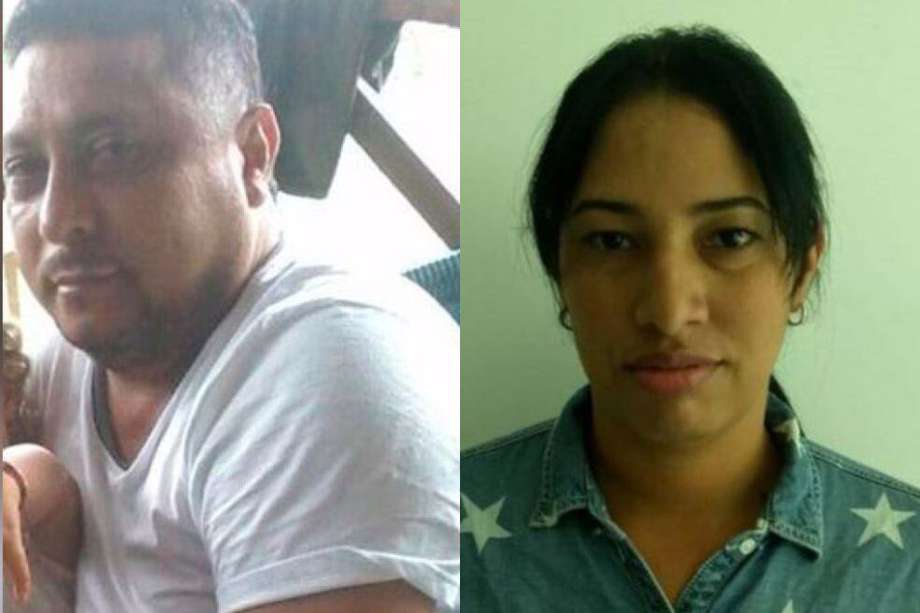 Alias "Gavilán" (izquierda), quien murió en 2017 y su sobrina (derecha), que se entregó a las autoridades en 2018.