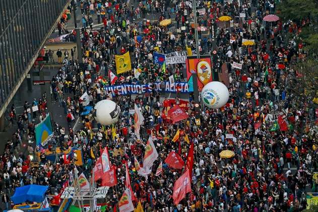 Brasil vive una jornada de protestas, solicitando la destitución de Bolsonaro