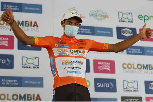 Diego Camargo, flamante campeón de la Vuelta a Colombia 2020