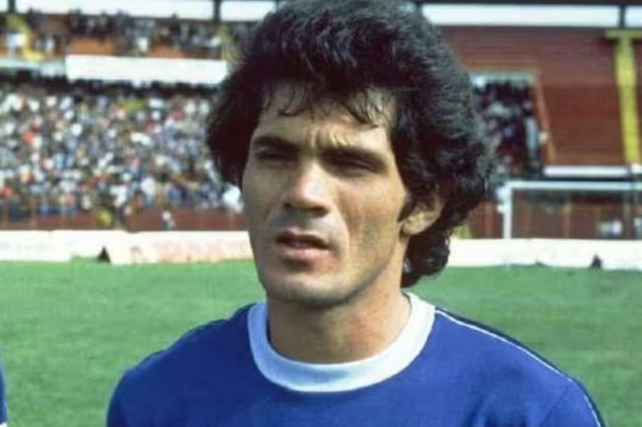 Ricardo ‘Pitirri’ Salazar en su fase como jugador de Millonarios en los años 70.