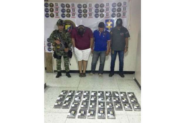 Miembros del Clan del Golfo capturados por narcotráfico