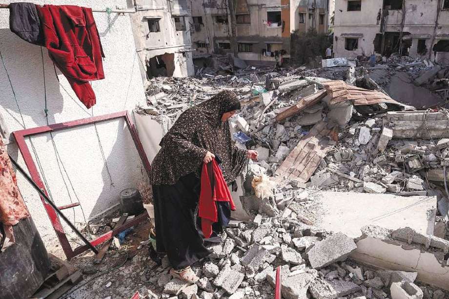 El conflicto agudizó la precariedad en la que viven los palestinos / AFP