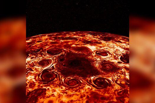 Imagen de Júpiter tomada por Juno.  / Nasa