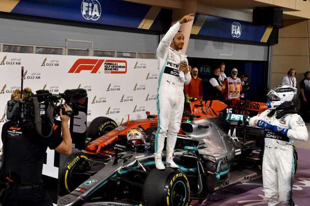 Lewis Hamilton se quedó con la victoria en el GP de Bahréin
