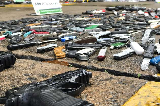 Este año se han incautado tres toneladas de armas en Bogotá