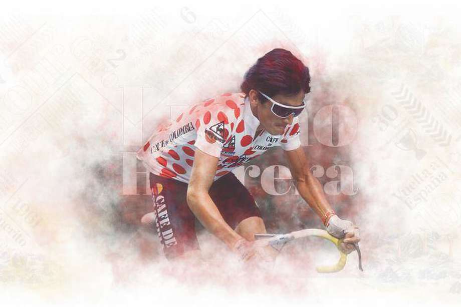 Lucho Herrera fue el primer ciclista colombiano en ganar una etapa del Tour de Francia. Lo logró en la 17 de la edición 1984, en el mítico Alpe d’Huez.