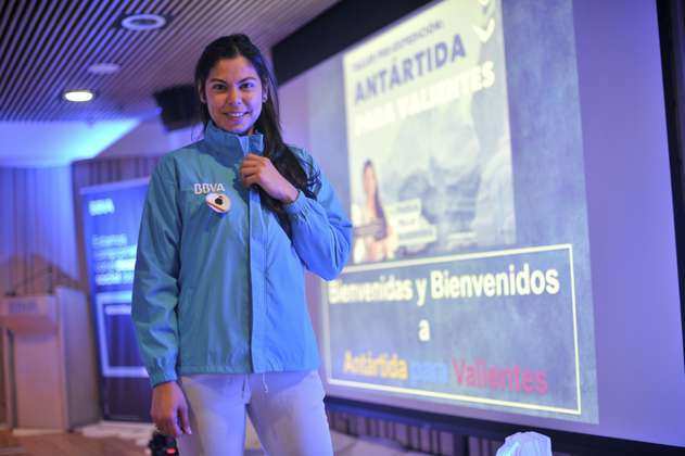 La primera colombiana en el barco de mujeres científicas a la Antártida 