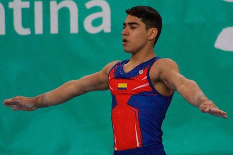 El cucuteño Ángel Barajas es el mejor gimnasta de Colombia en la actualidad.