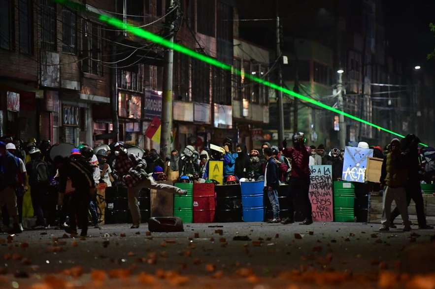 Fotos de los disturbios en la jornada del 19M en Bogotá.