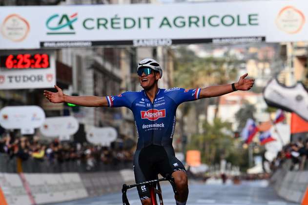 Mathieu van der Poel, el nuevo ganador de la clásica Milán-San Remo
