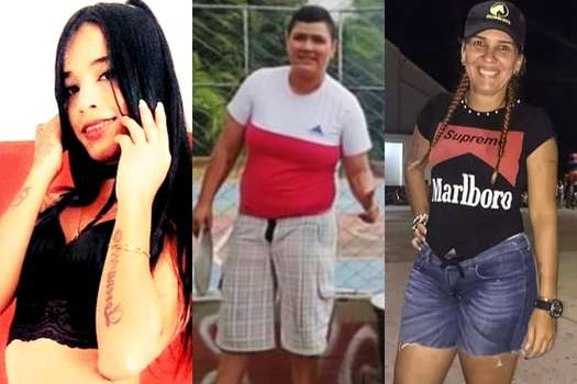 De izq. a der. Luisa Ávila, Mateo López y Zury Saday Varela, tres defensores de los derechos de la comunidad LGBTI asesinados entre julio y agosto pasados.