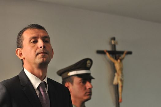 Emilio Tapia, durante una de sus audiencias antes de ser condenado por el carrusel de la contratación en Bogotá. / Archivo
