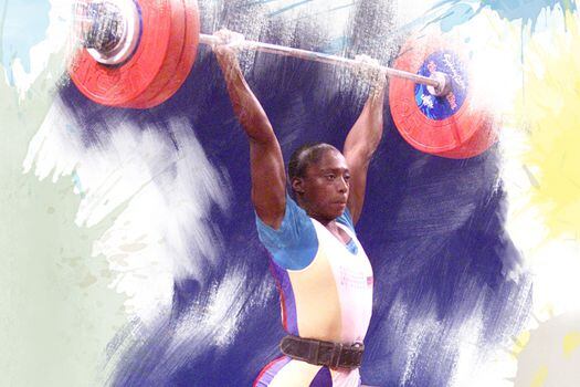 María Isabel Urrutia logró el oro en los Juegos Olímpicos de Sídney 2000 en la categoría de los 75 kilogramos. / AP