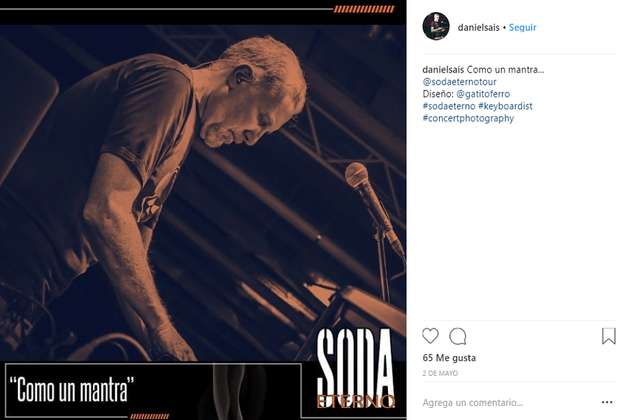 Muere Daniel Sais, extecladista de Soda Stereo