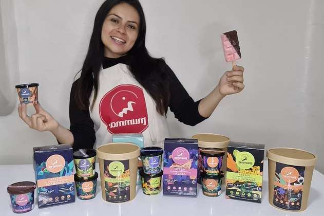 Ella creó una marca de helados veganos para mejorar hábitos alimenticios