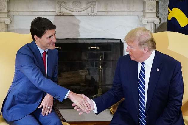 Trump recibe en EE.UU. a primer ministro de Canadá