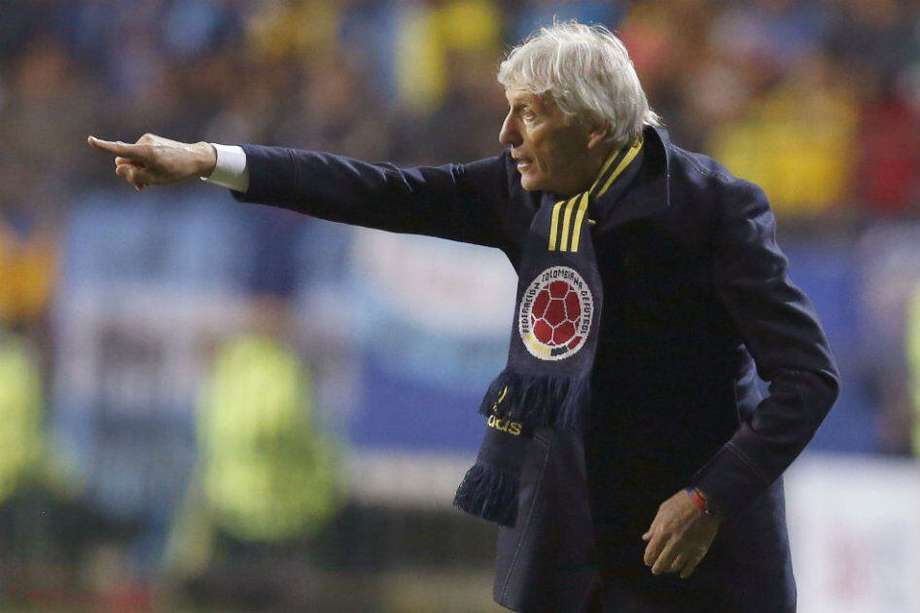 José Pékerman técnico del seleccionado colombiano. Foto: AFP