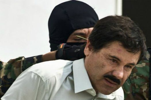Joaquín "Chapo" Guzmán fue acusado por la justicia de EE.UU. de haber traficado más de 1.250 toneladas de droga a su país. / AFP