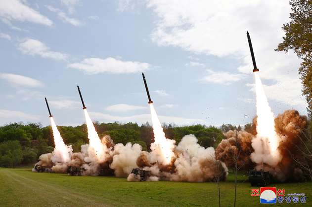 Kim Jong Un supervisó un ejercicio de contraataque nuclear en Corea del Norte 