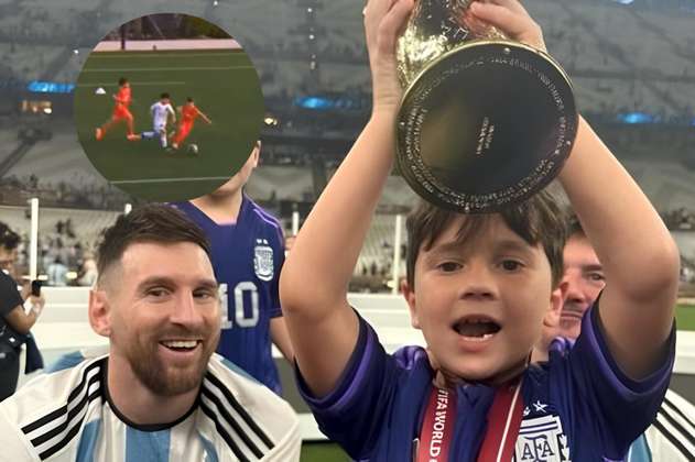 Hijo de Messi causa furor en internet: hizo cinco goles en partido de juveniles (video)
