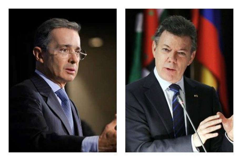 Uribe y Santos, últimos presidentes que hicieron uso de la reelección. / Archivo El Espectador