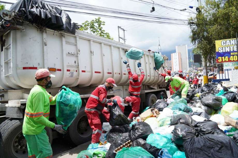 El municipio estaba enviando algunos desechos al relleno sanitario "La Pradera" en Medellín.