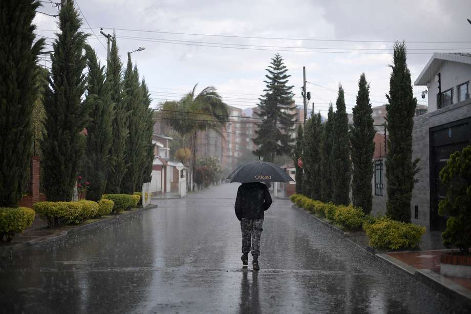 Lluvias en Bogotá.