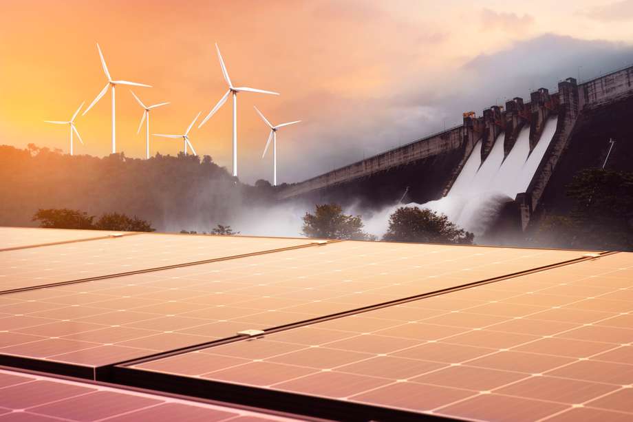 El 50 % del consumo bruto de la electricidad en Dinamarca es suministrado por energía eólica y solar. Imagen de referencia.