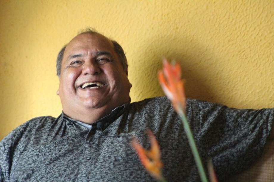 Héctor Horacio Mahecha, de 60 años, en la casa de su familia en Chaparral.