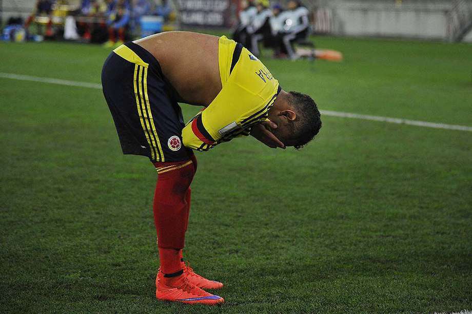 Joao Rodríguez lamenta la eliminación de Colombia. / AFP