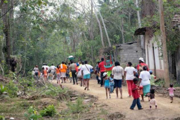 Más de mil indígenas se desplazaron del Alto Baudó por amenzas de Eln