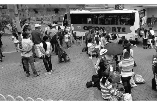 Bogotá D.C. / 14/02/2021. Cerca de 20 familias de una vereda de Ituango se desplazaron por acción de disidencias y el Clan del Golfo.