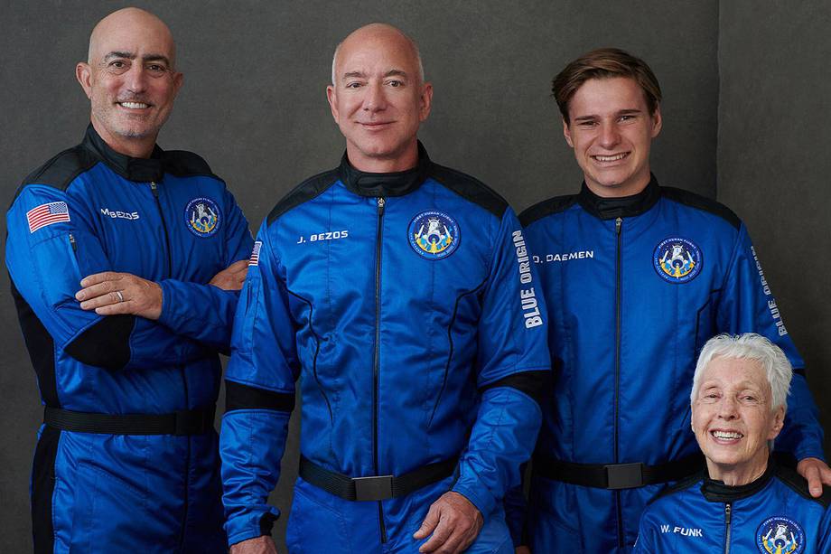 Cuando Jeff Bezos viajó al espacio exterior