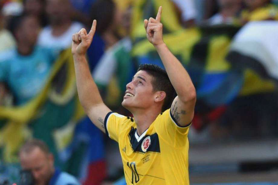 James Rodríguez, mediocampista de la Selección Colombia. Foto: AFP