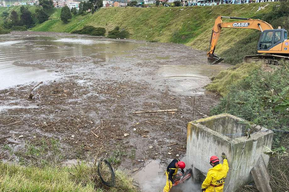 Las autoridades temen que el aumento del caudal en la quebrada Guachucal pueda generar inundaciones en los sectores aledaños.