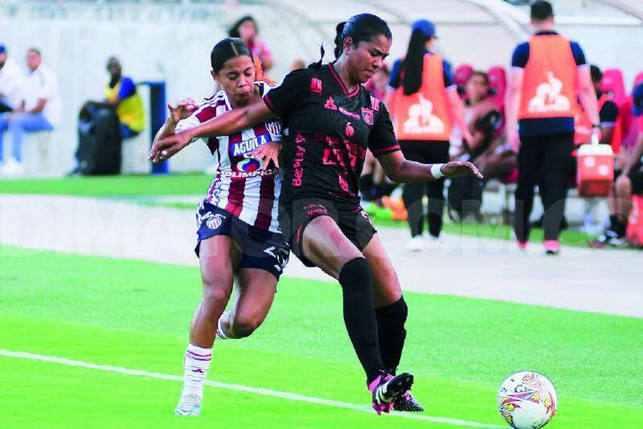 Junior y América empataron a dos goles en la fecha 14 de la Liga Femenina.